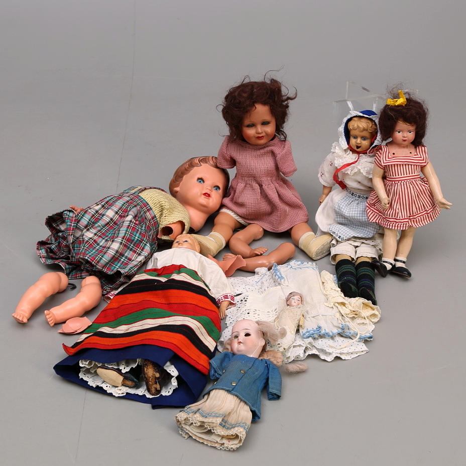 PARTI DEFEKTA DOCKOR, RESERVDELAR, 1800-/1900-tal.