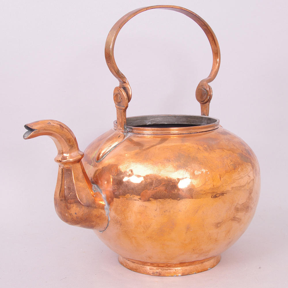 TEKANNA, koppar, 1700/1800-tal.