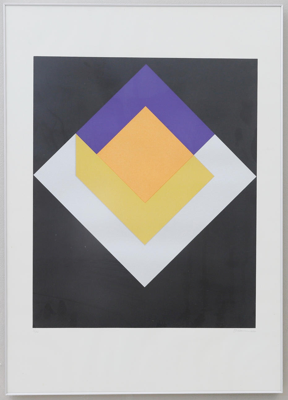 JAROMIR E. BRABENEC. lithograph, numbered 3/75, signed & dated 1977.