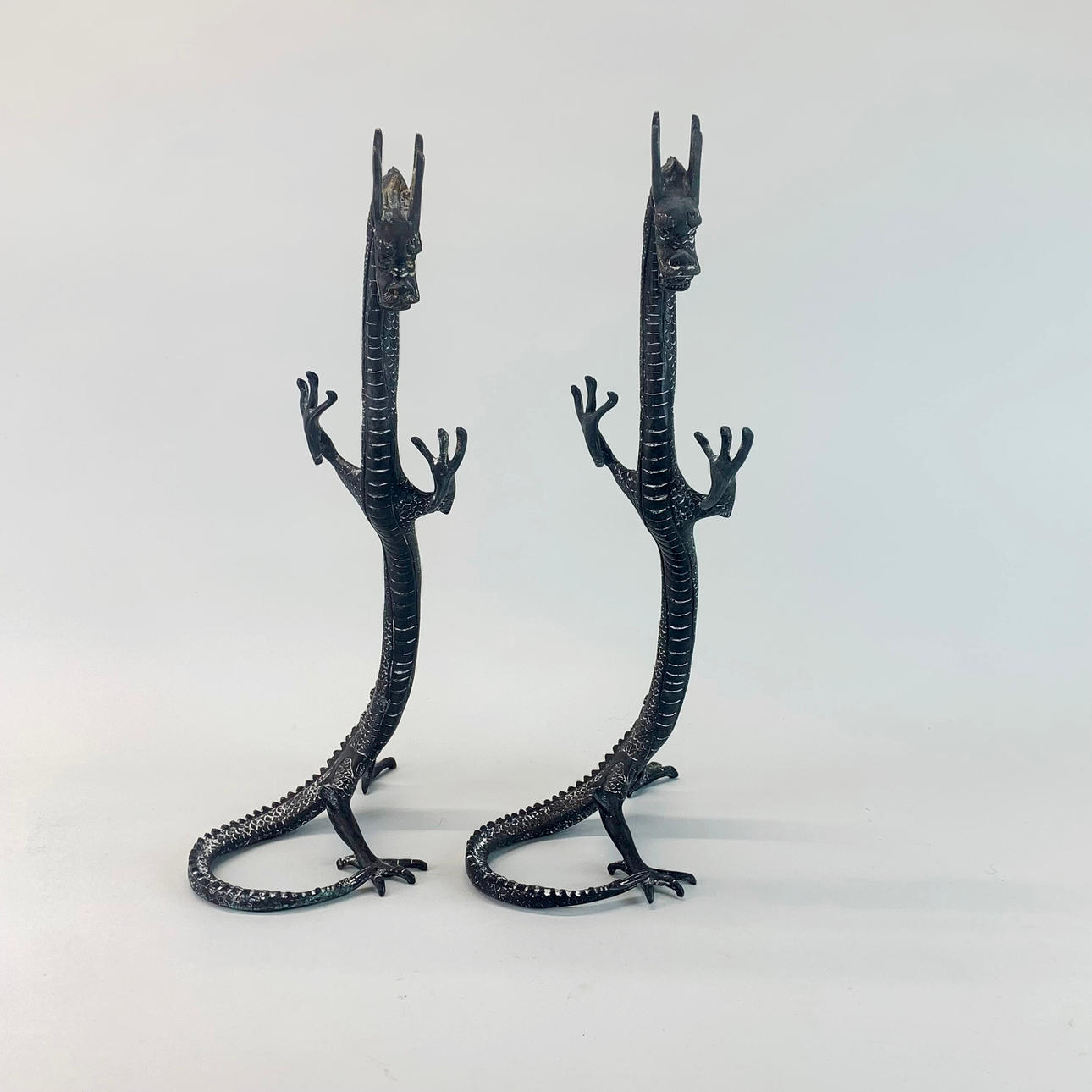 REARING DRAGON FIGURES.