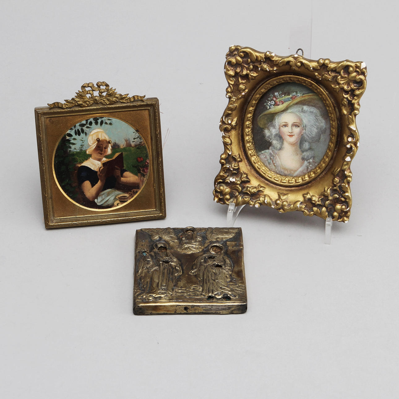 MINIATYRER, 2 st samt IKON.