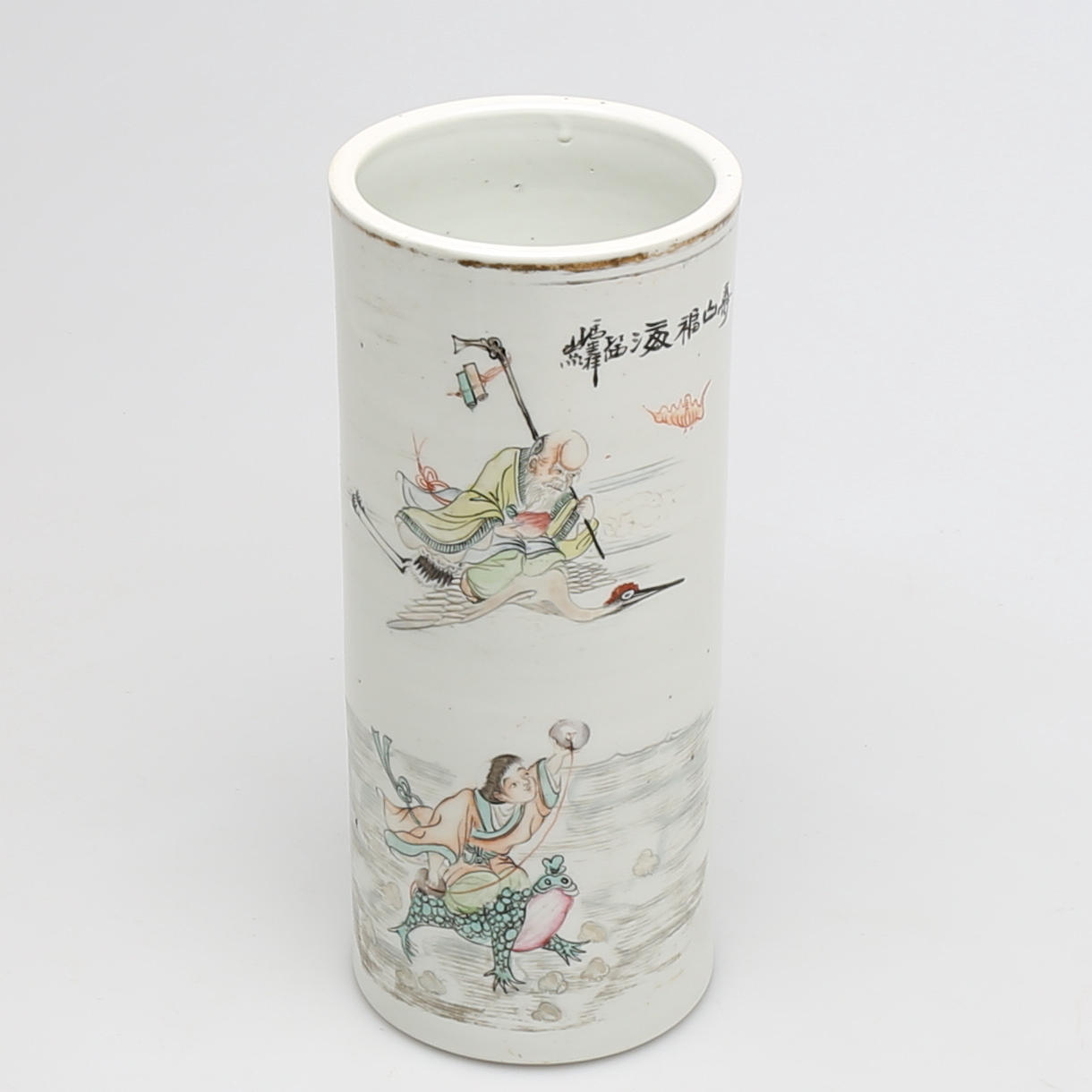 VAS i porslin, sen Qing-dynasti eller republik, Kina.