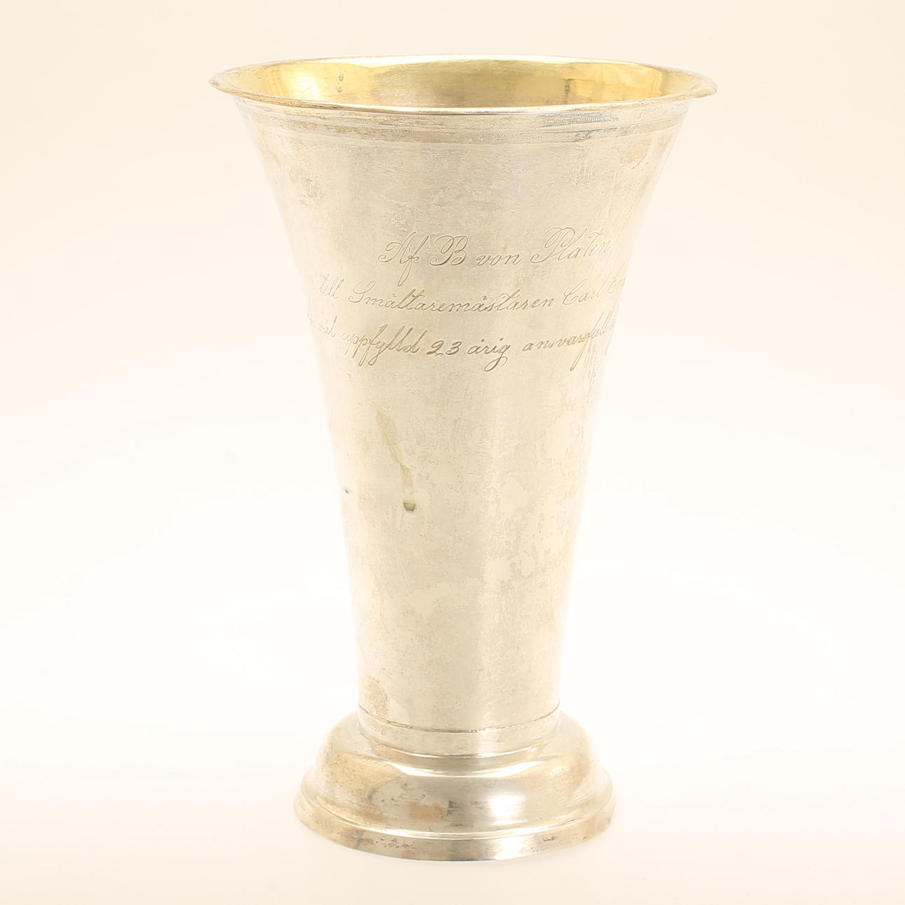 CUP, silver, Hellsten Uppsala 1874.