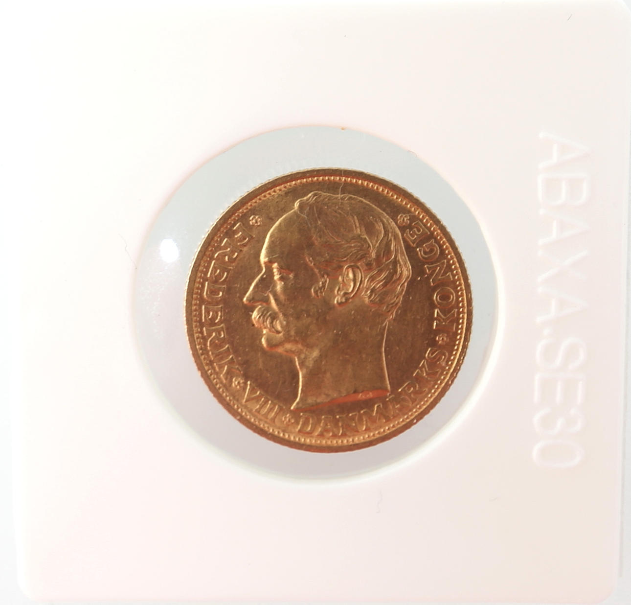 GULDMYNT, Danmark, 20 kronor, 1910.