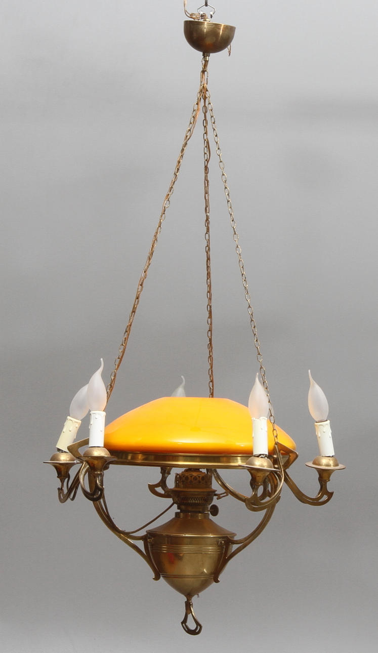 TAKFOTOGENLAMPA, jugend, omkring sekelskiftet 1900.