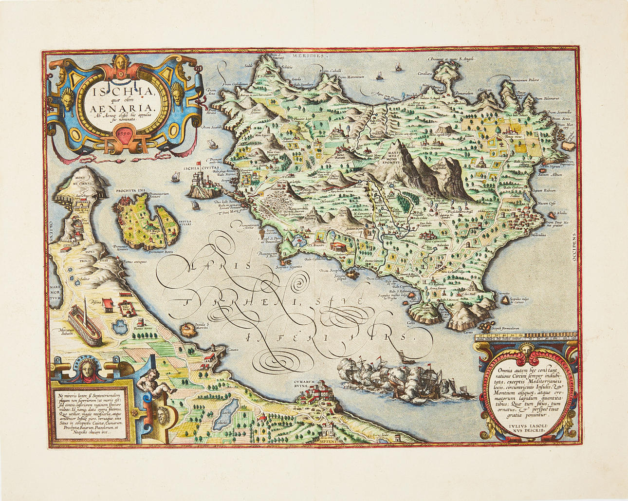 ortelius-s-map-of-the-island-of-ischia-italy-1595-b-cker-kartor
