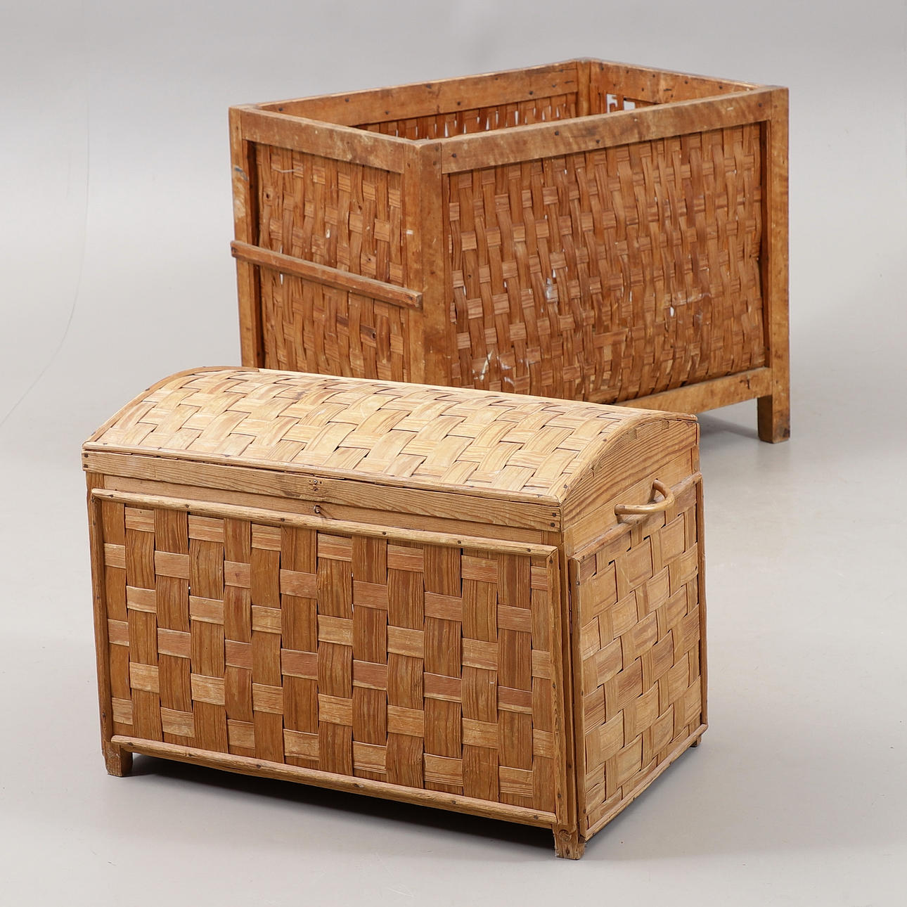 KORGAR, 2 st, spån.