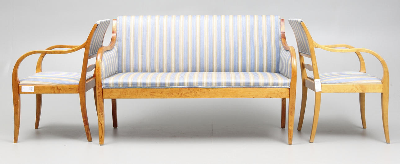 SOFFGRUPP, 3 delar, Sverige, 1930-tal.