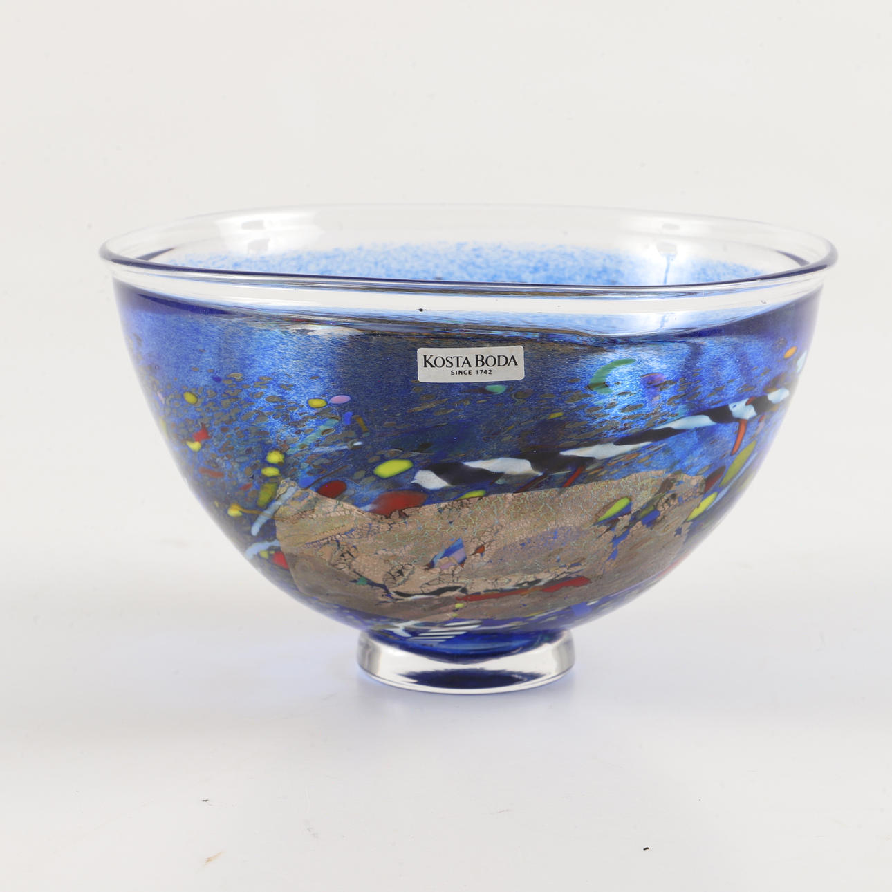 KOSTA BODA SATELLITE Bertil Vallien 未使用品 Skål Bertil Vallien Satellite Kosta Boda – Bacchus Antik