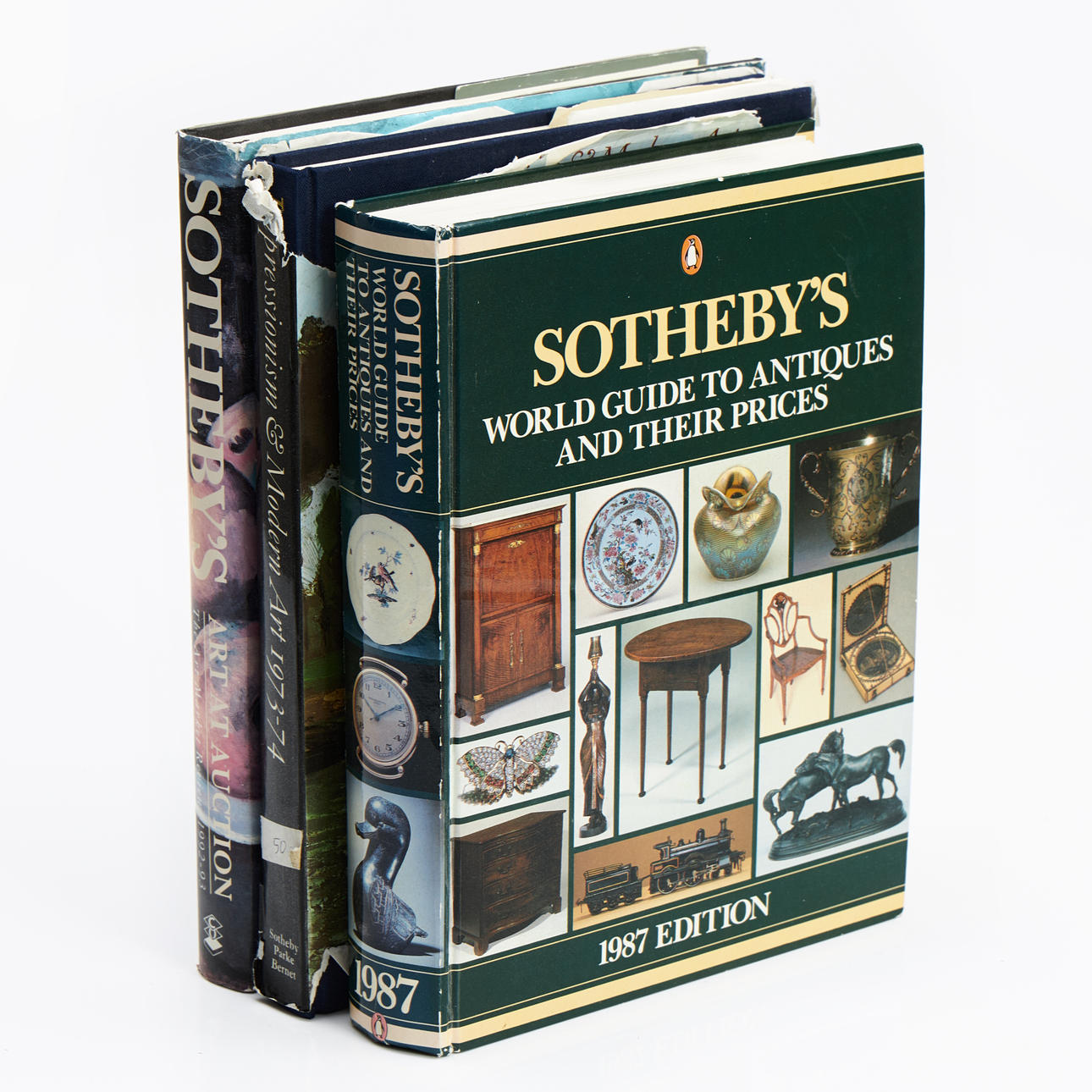 SOTHEBY'S, böcker, 3 stycken.