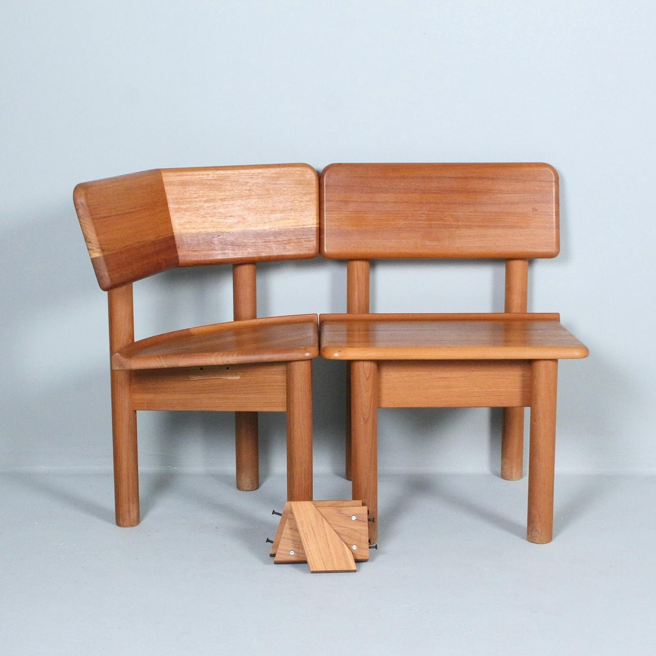 KORUP. Teak hörnbänk, Danmark.