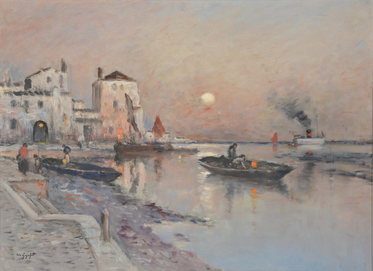 WILHELM VON GEGERFELT. Olja på duk.