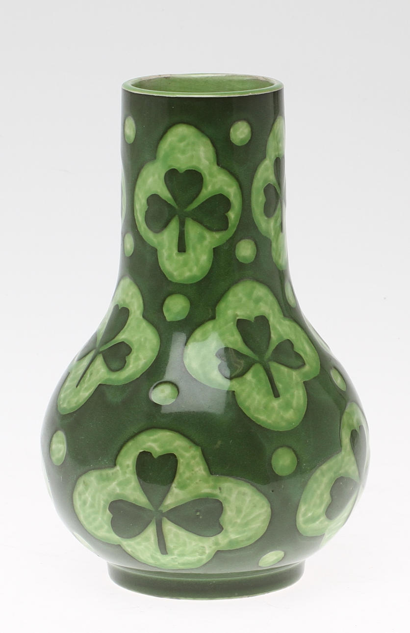 VAS, stengods, jugend, Josef Ekberg, Gustavsberg, 1902.