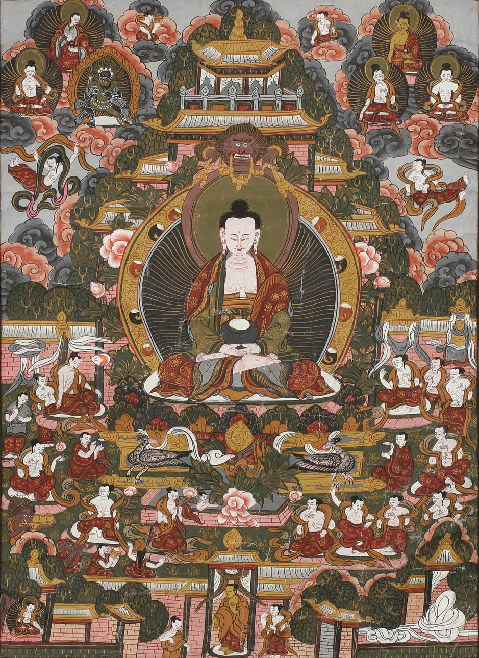 Thanka, Tibet, sent 1900-tal.