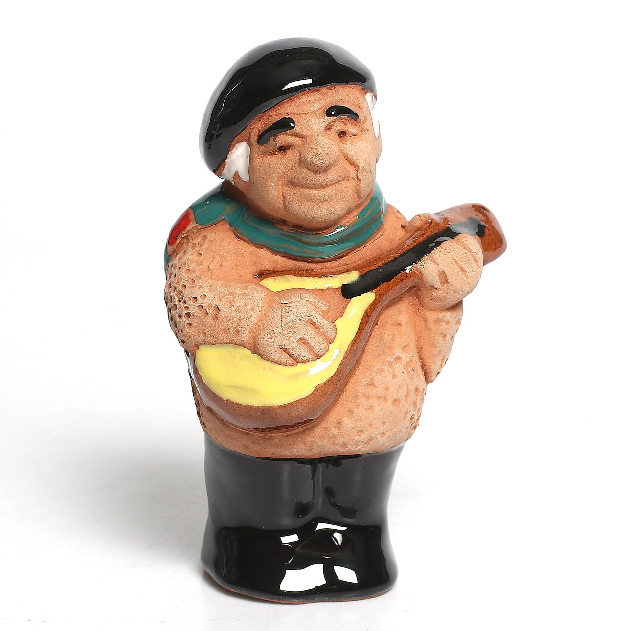 TORE BORG. Figurin, keramik, "Evert Taube", TEBE Keramik, Uppsala, 1900-talets mitt.