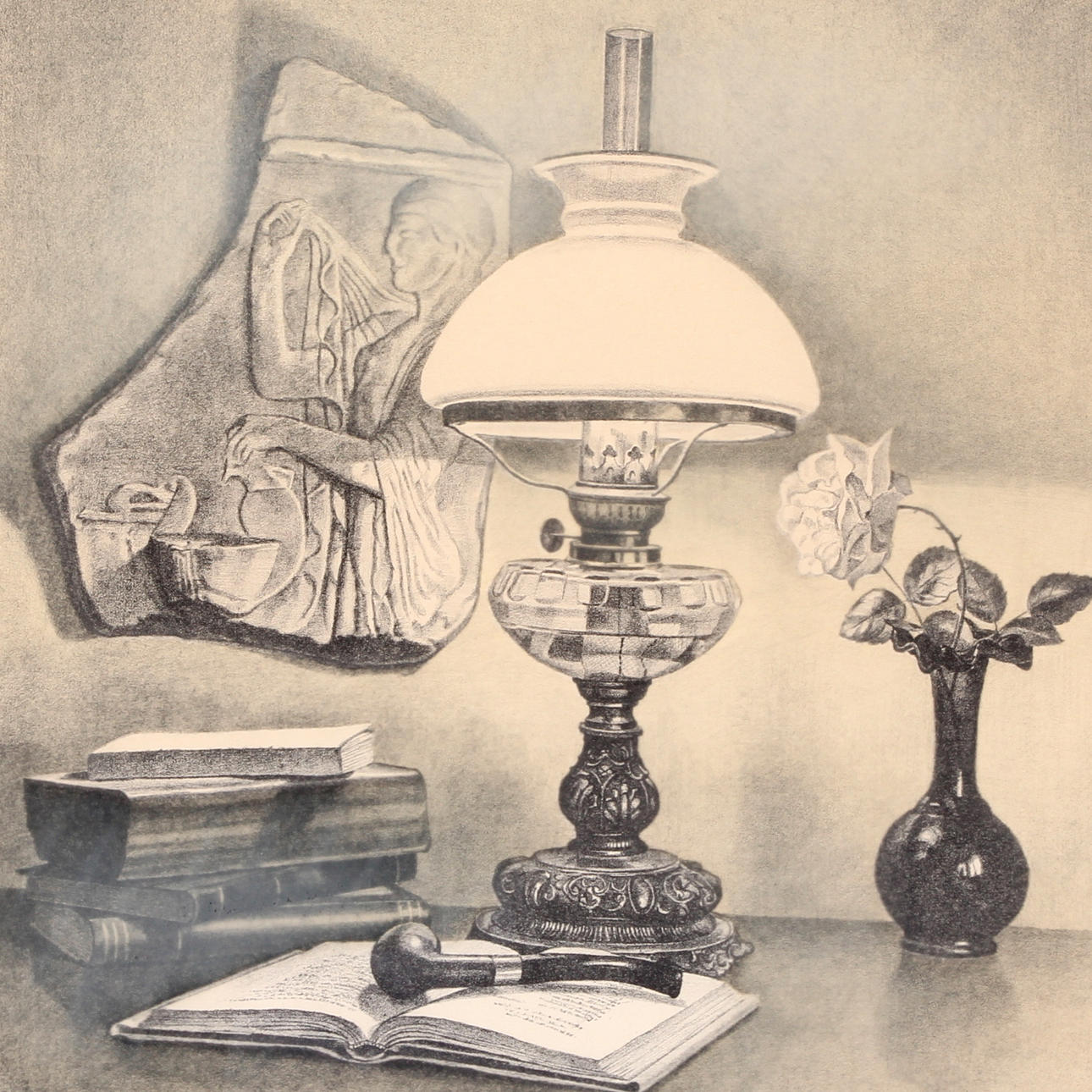 REINHOLD LJUNGGREN. Litografi, provtryck, signerad.