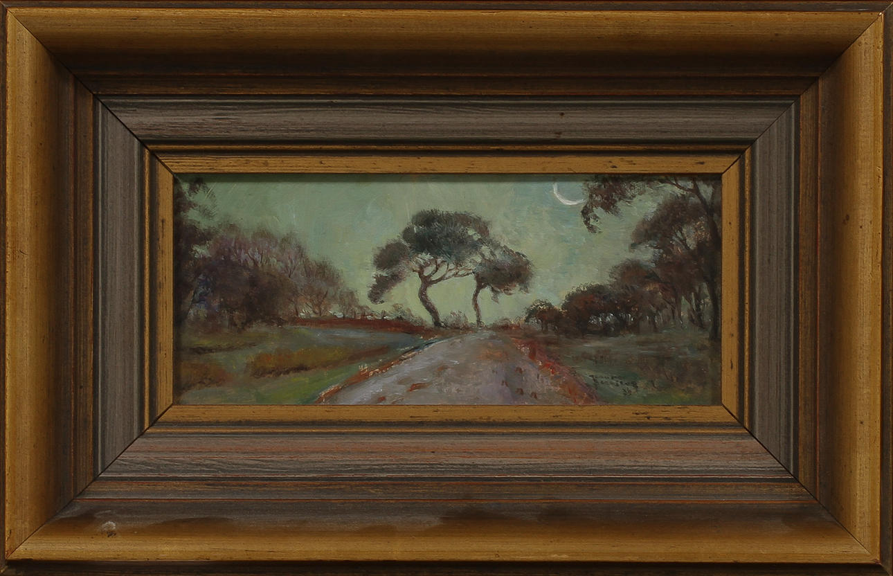 OIDENTIFIERAD KONSTNÄR. olja på pappannå, sign Jeanne Beauzard?