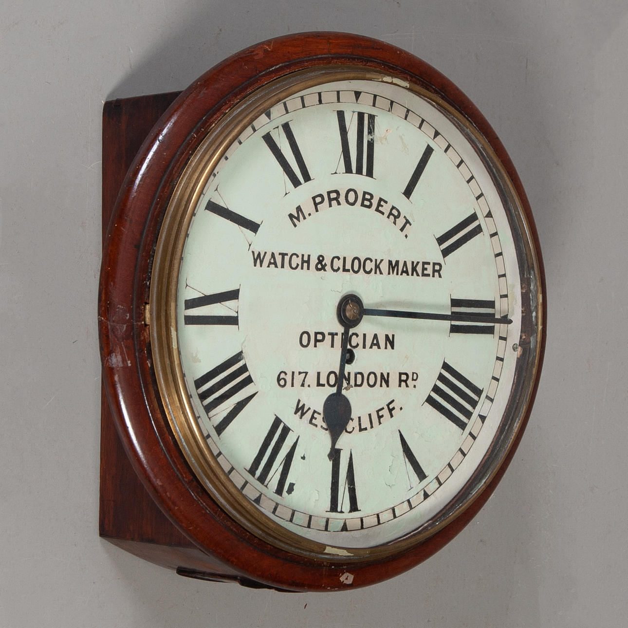 STATION CLOCK. LONDON. EARLY 1900'S.