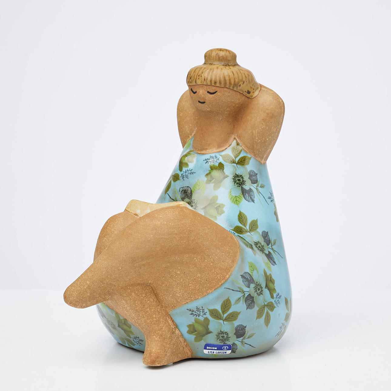 工芸品 Lisa Larson  Emma from The ABC Flickor Vintage MCM Lisa Larson ABC Girls EMMA Figurine Gustavsberg