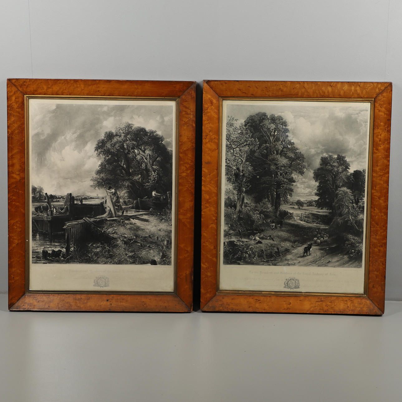 AFTER JOHN CONSTABLE, RA (1776-1837). THE CORNFIELD; THE LOCK.