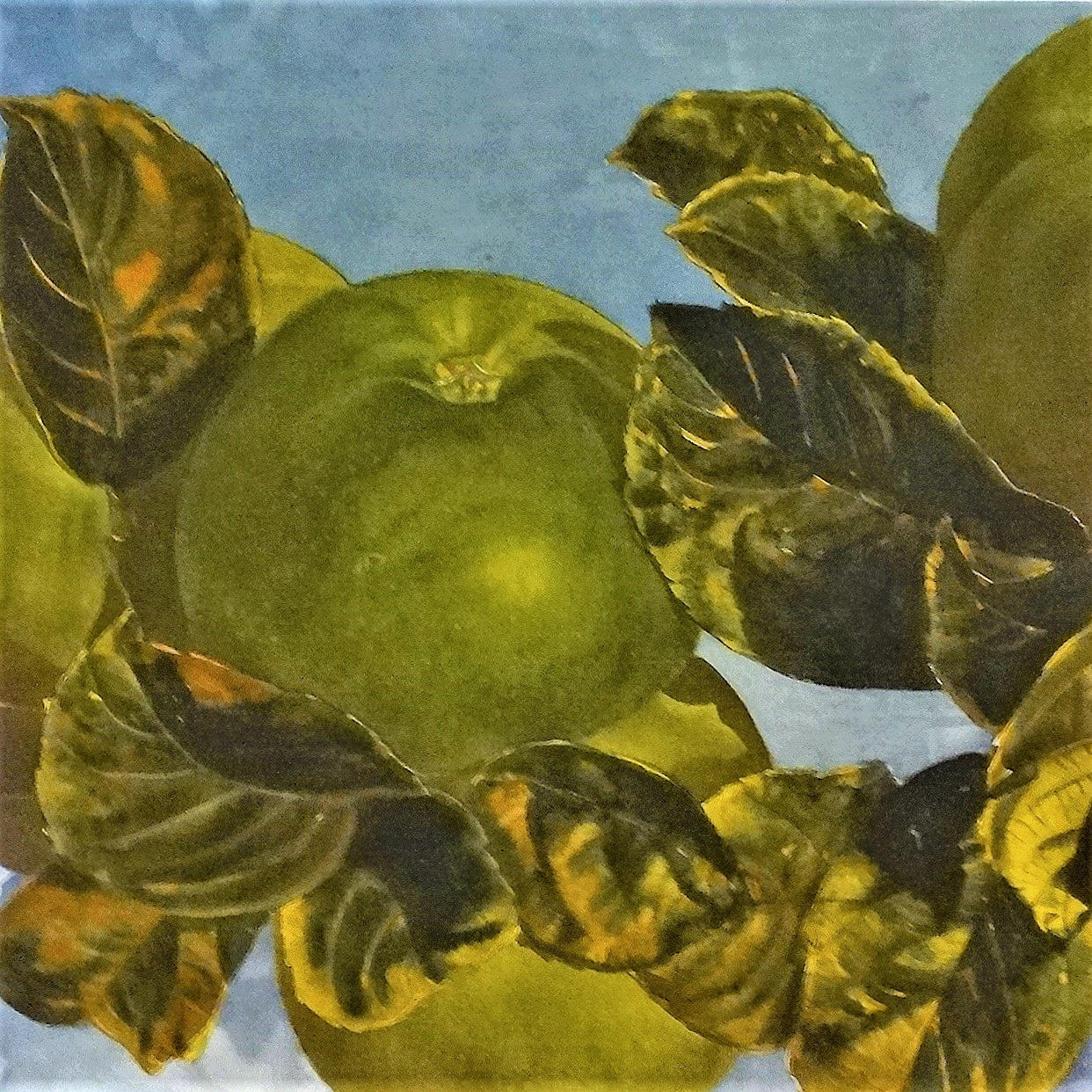 KARIN KNEFFEL. APFEL, Farboffset, 2001.