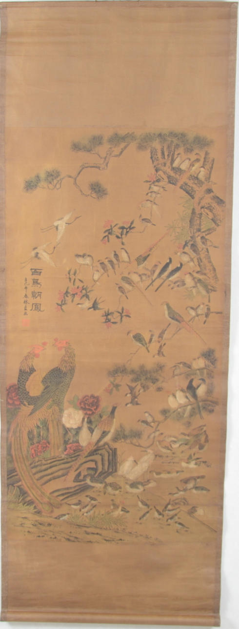 RULLMÅLNING, Kina, 1900-tal.