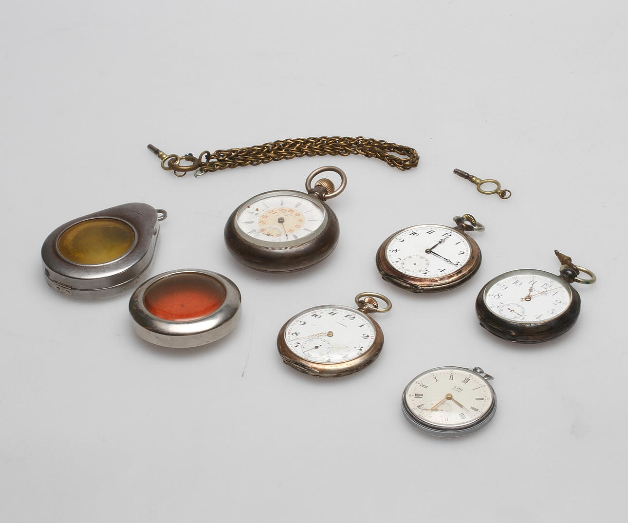 FICKUR, 5 st, bl.a. silver.