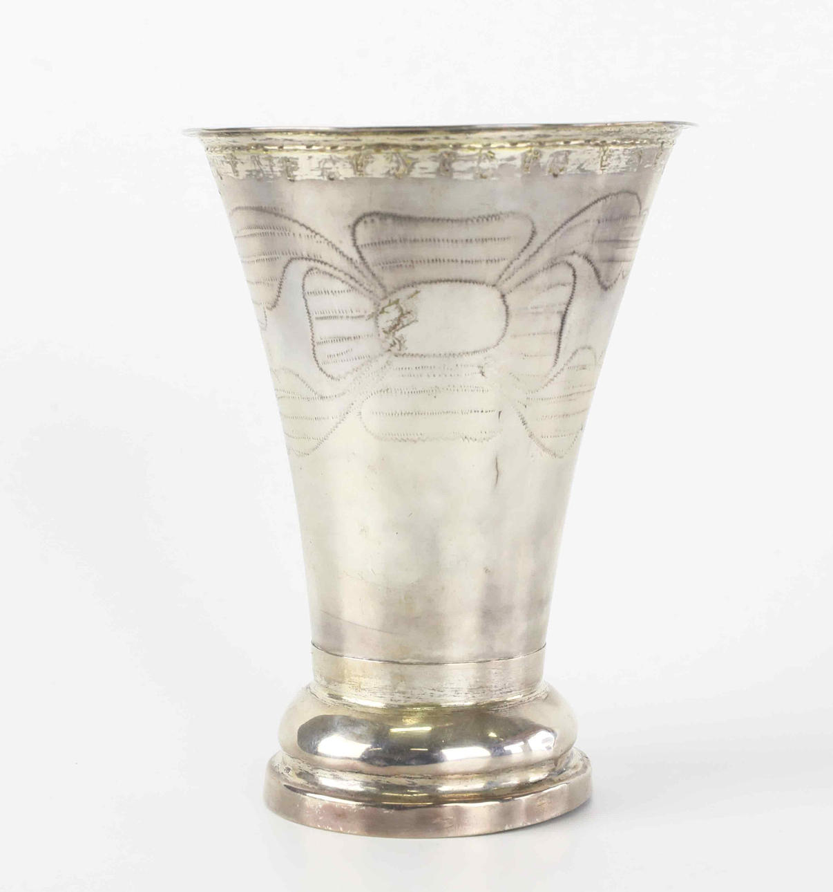 BÄGARE, silver, Aron Wangstelius, Torshälla, 1765.