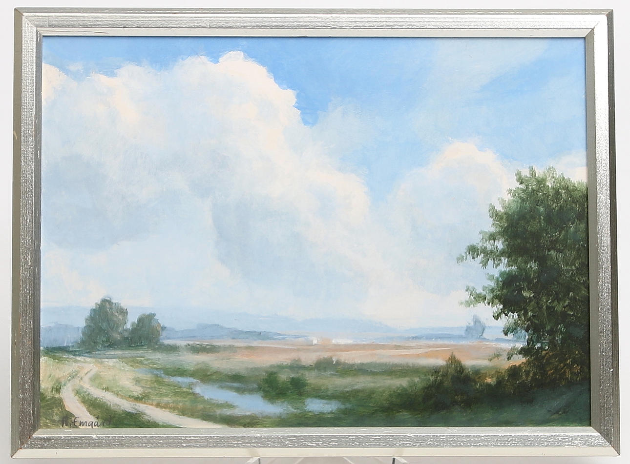 ANDERS EMGÅRD. "Skånelandskap", olja på duk. Signerad.