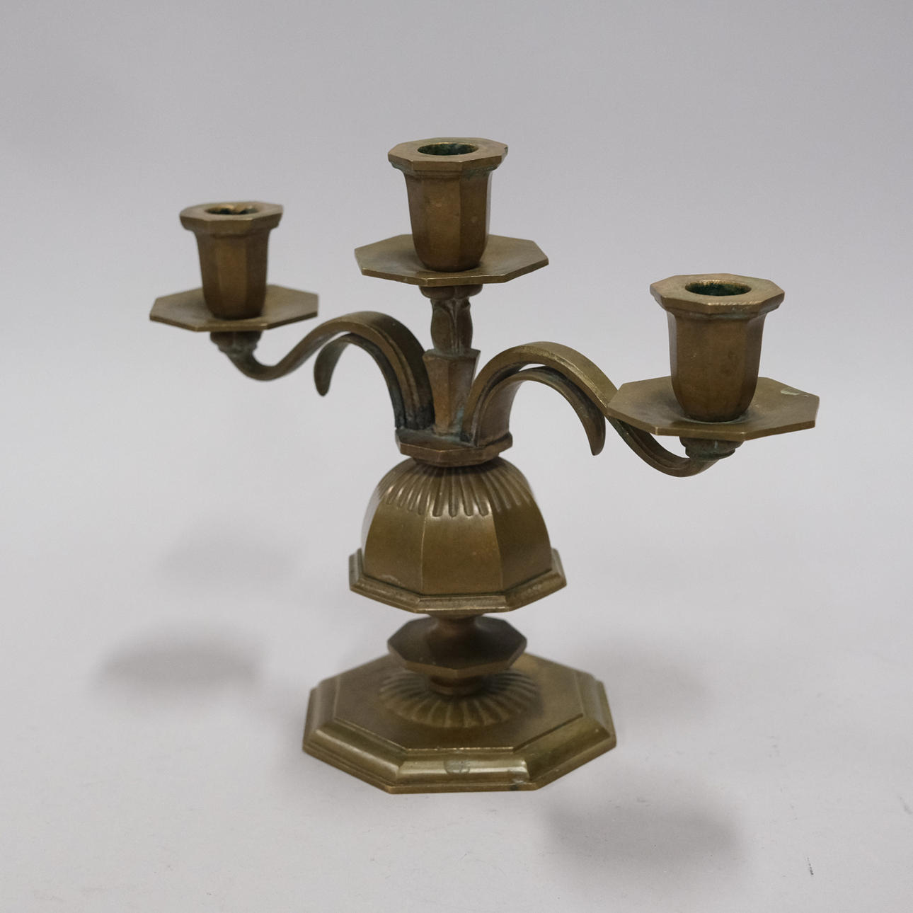 SUNE BÄCKSTRÖM. CANDELABER, BRONZE, NUMBER 9036.