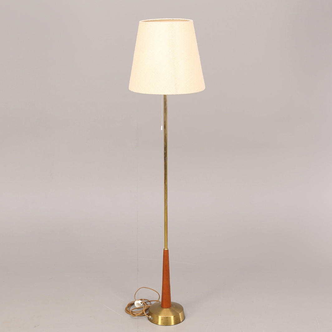 GOLVARMATUR, teak/mässing, 1960-tal.