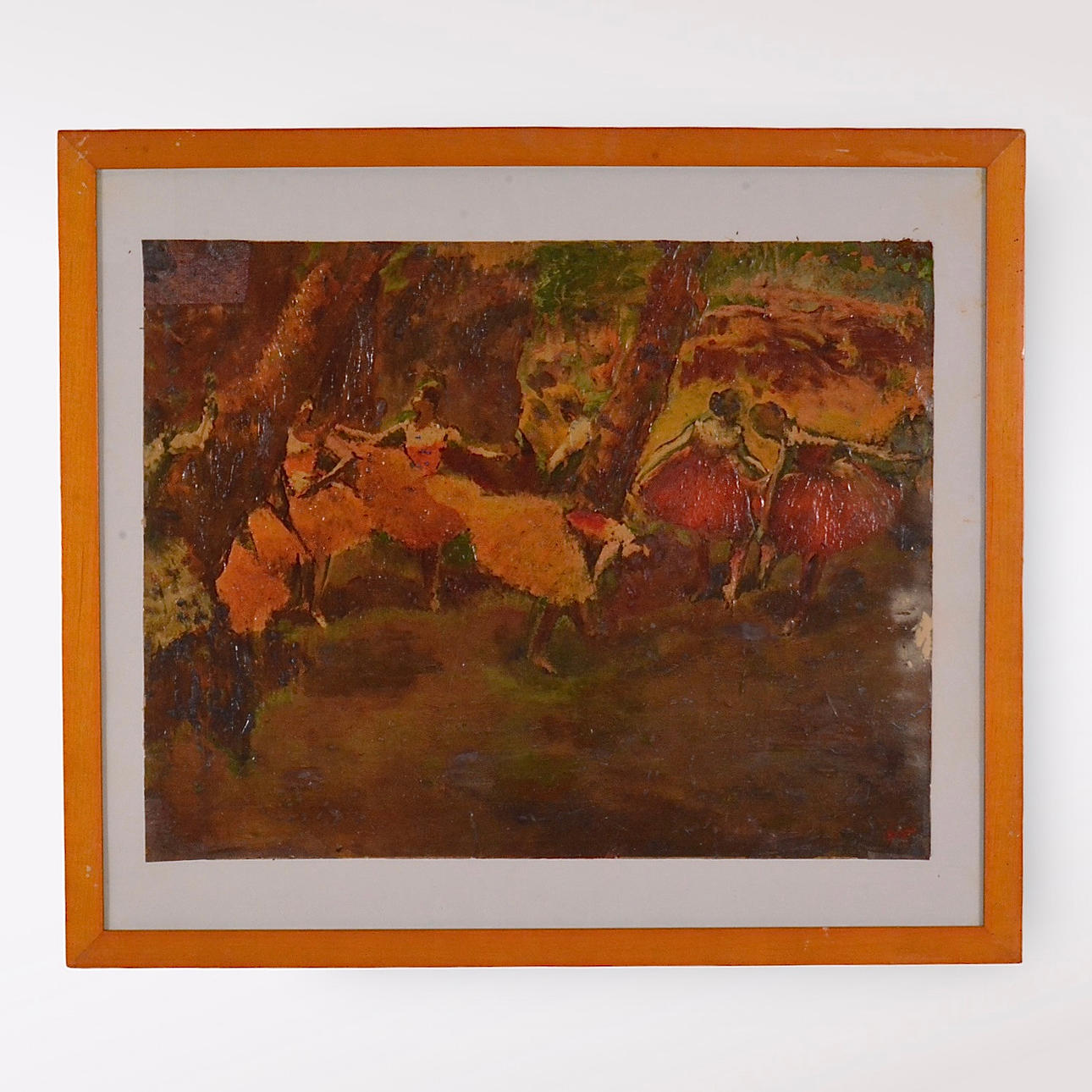 EDGAR DEGAS. EFTER. Olja på duk.