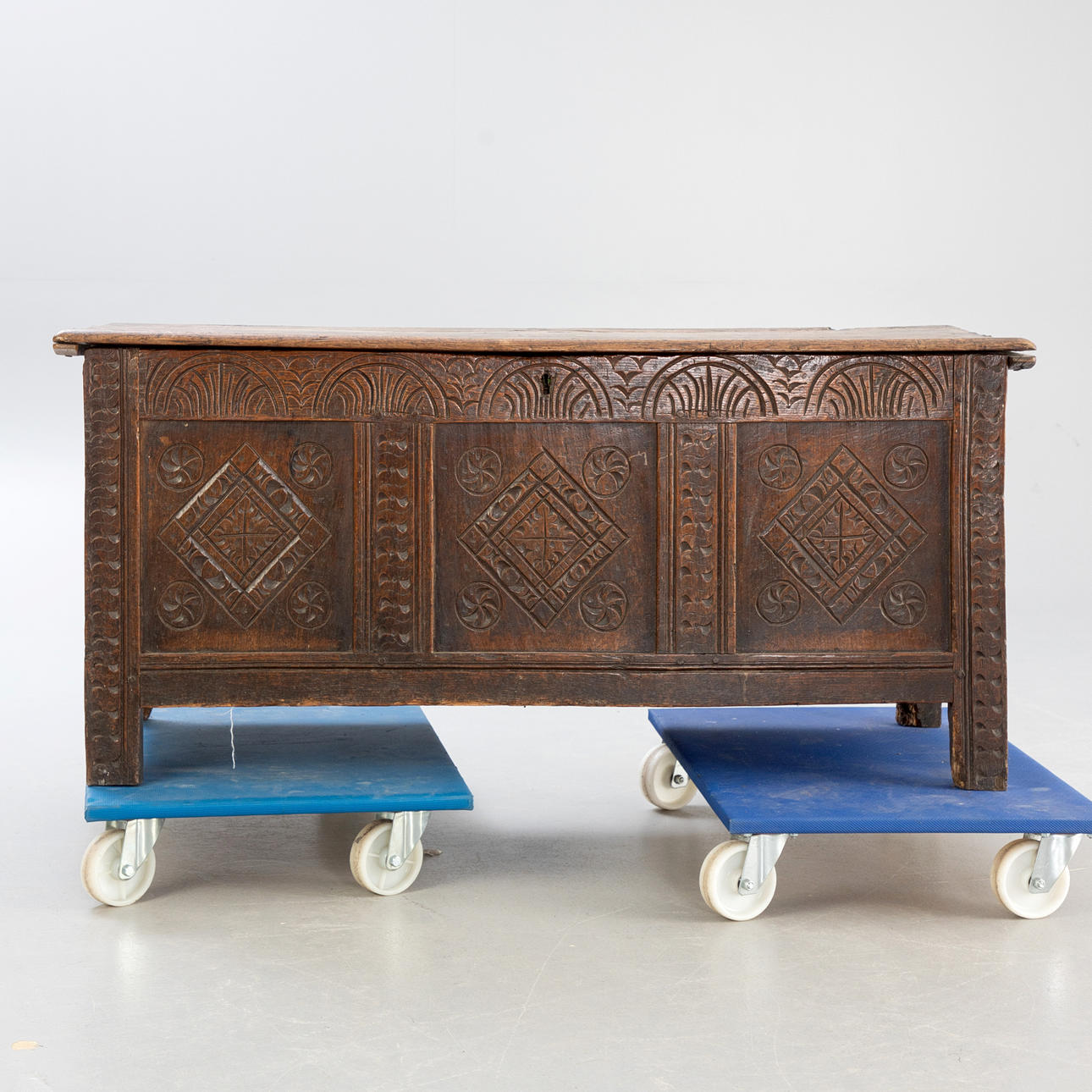 Flachdeckeltruhe, England, 18.Jh.