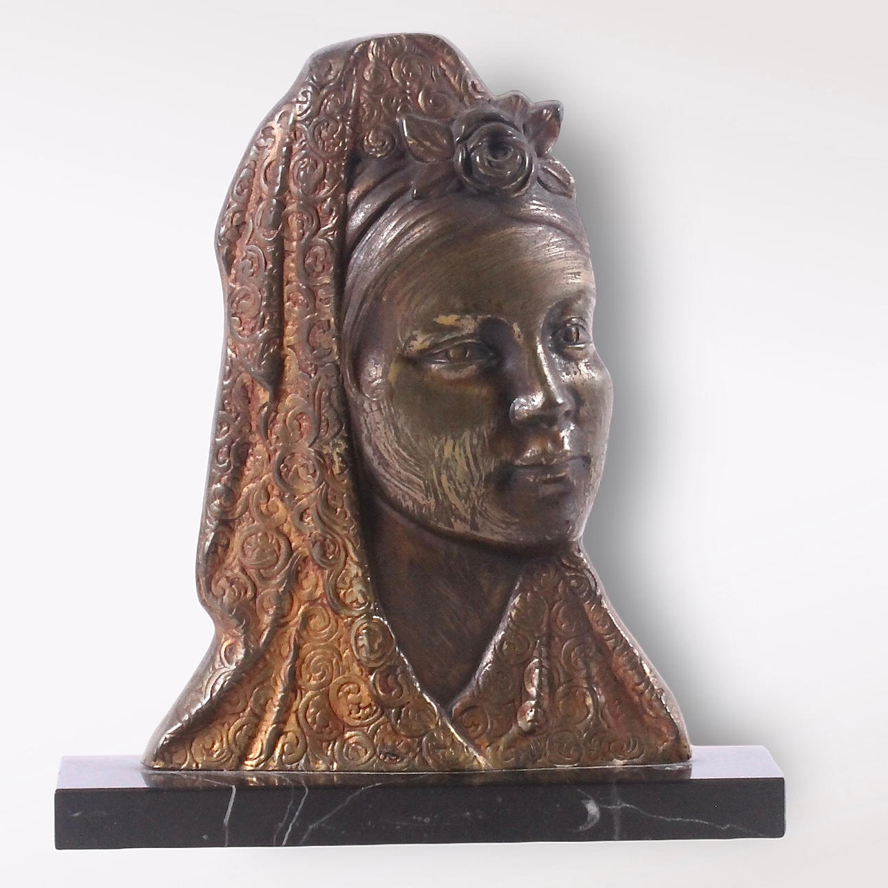 SKULPTUR, bronze, Art Deco.