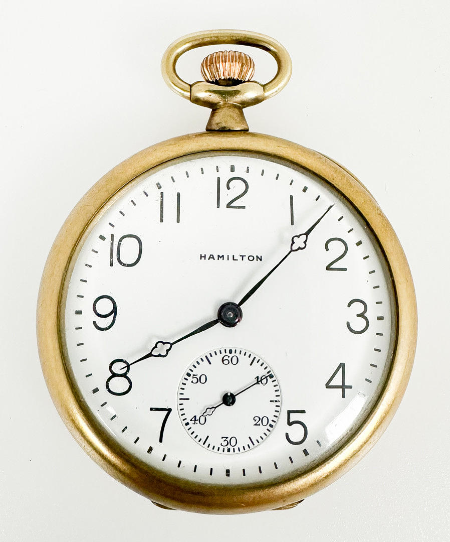 POCKET WATCH, Hamilton, Lancaster PA.