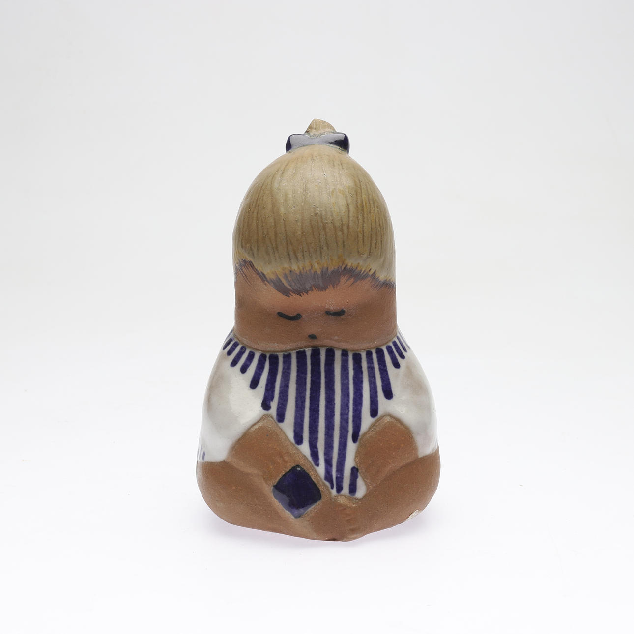 LISA LARSON. Figurilla, gres, "Johanna", Gustavsberg.