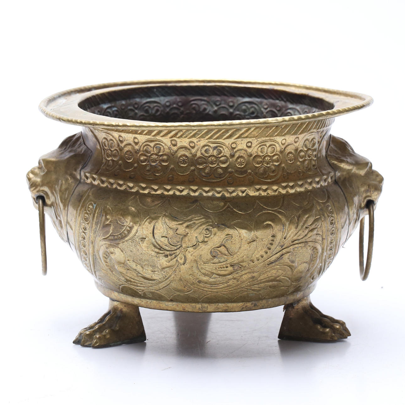 POT, brass, 19th/20th century.