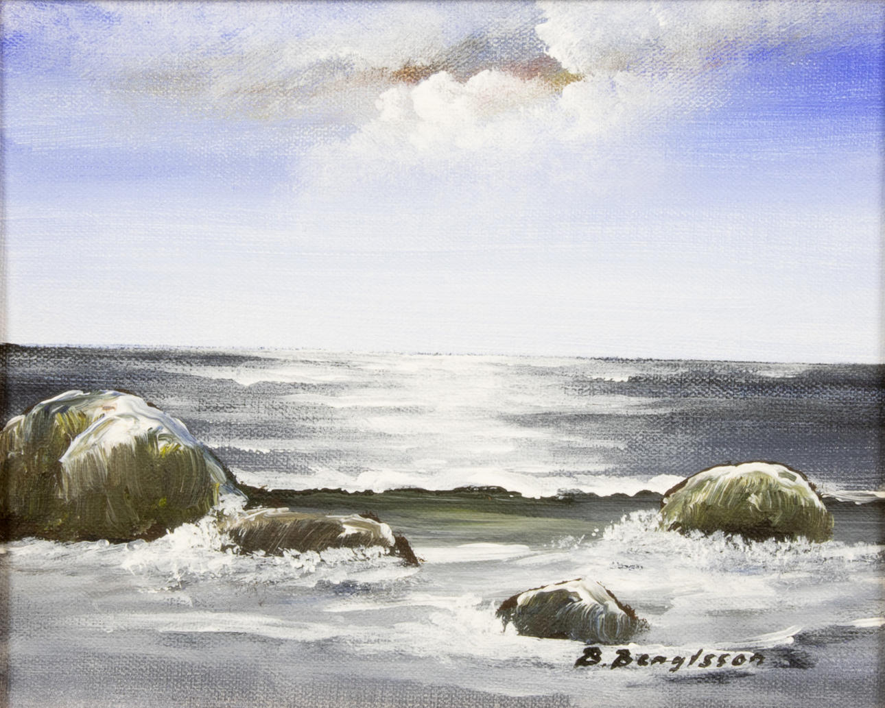 BENGT BENGTSSON. OIL ON CANVAS, Signed.