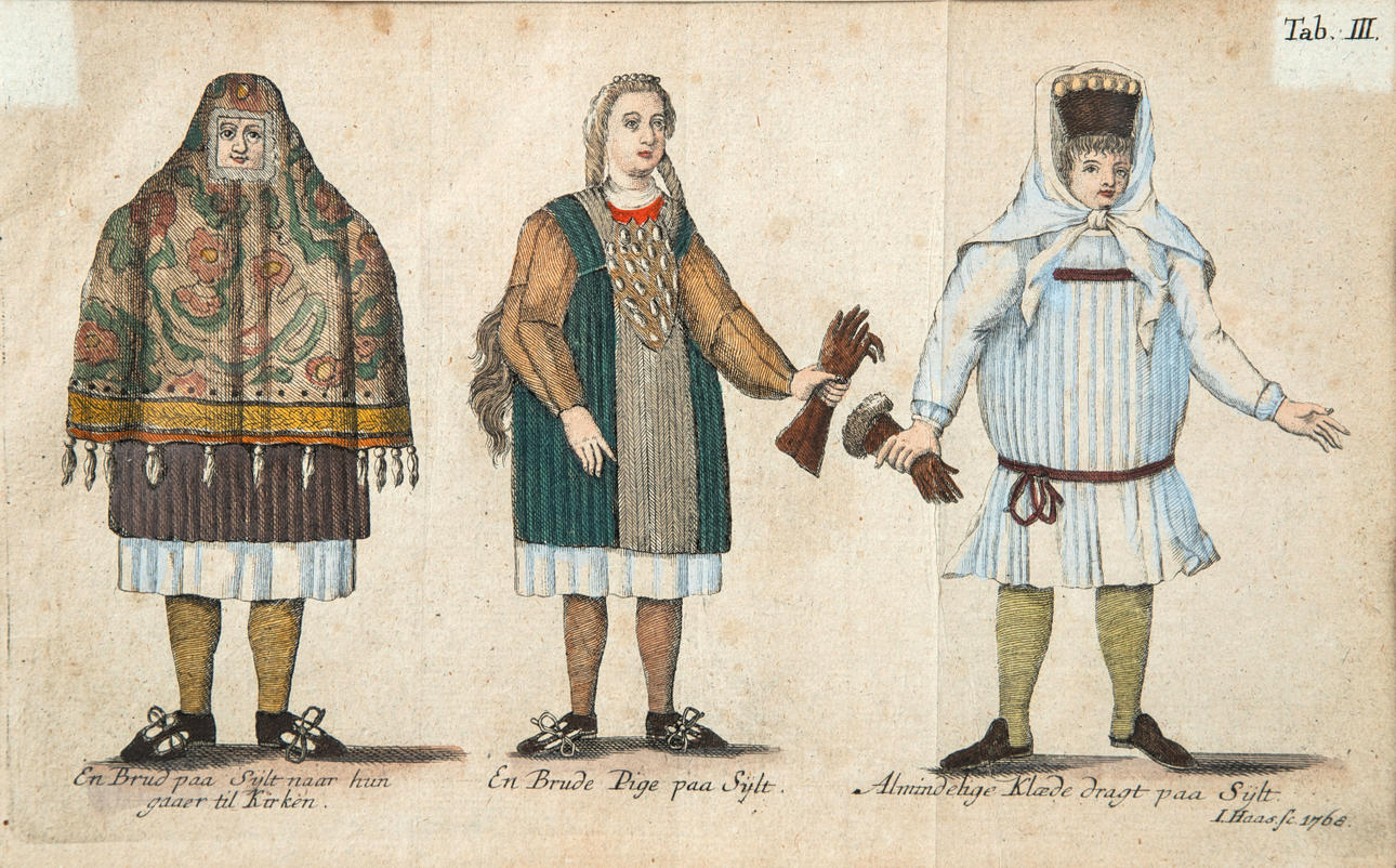 HAAS, I. Trajes tradicionales de Sylt.
