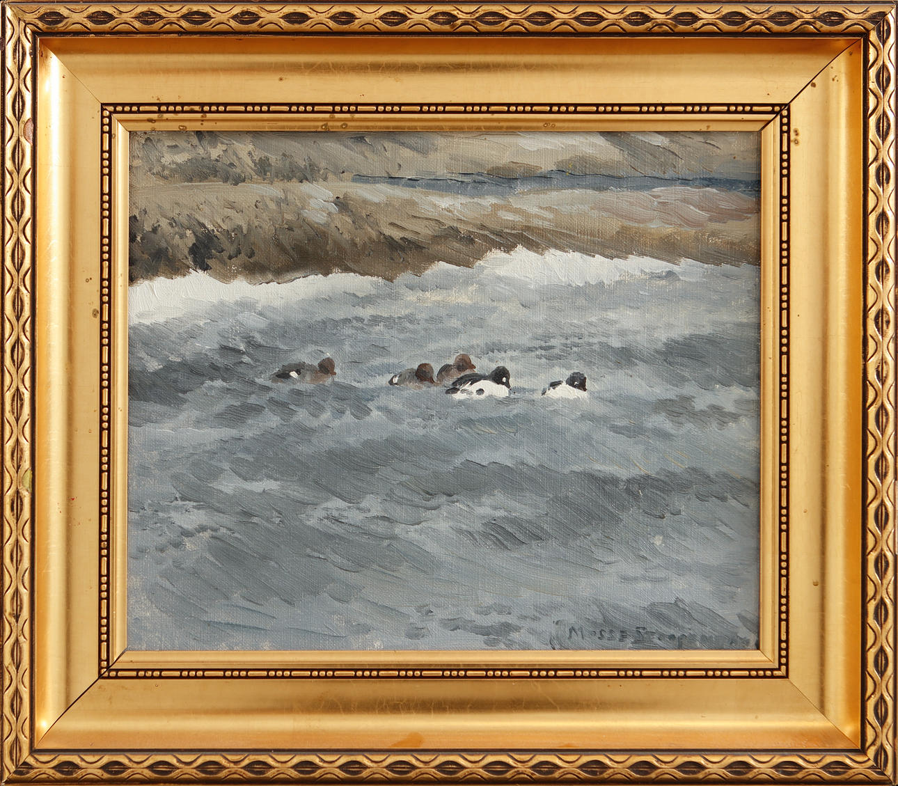 MOSSE STOOPENDAAL. Ejdrar, Oil on canvas, signed.