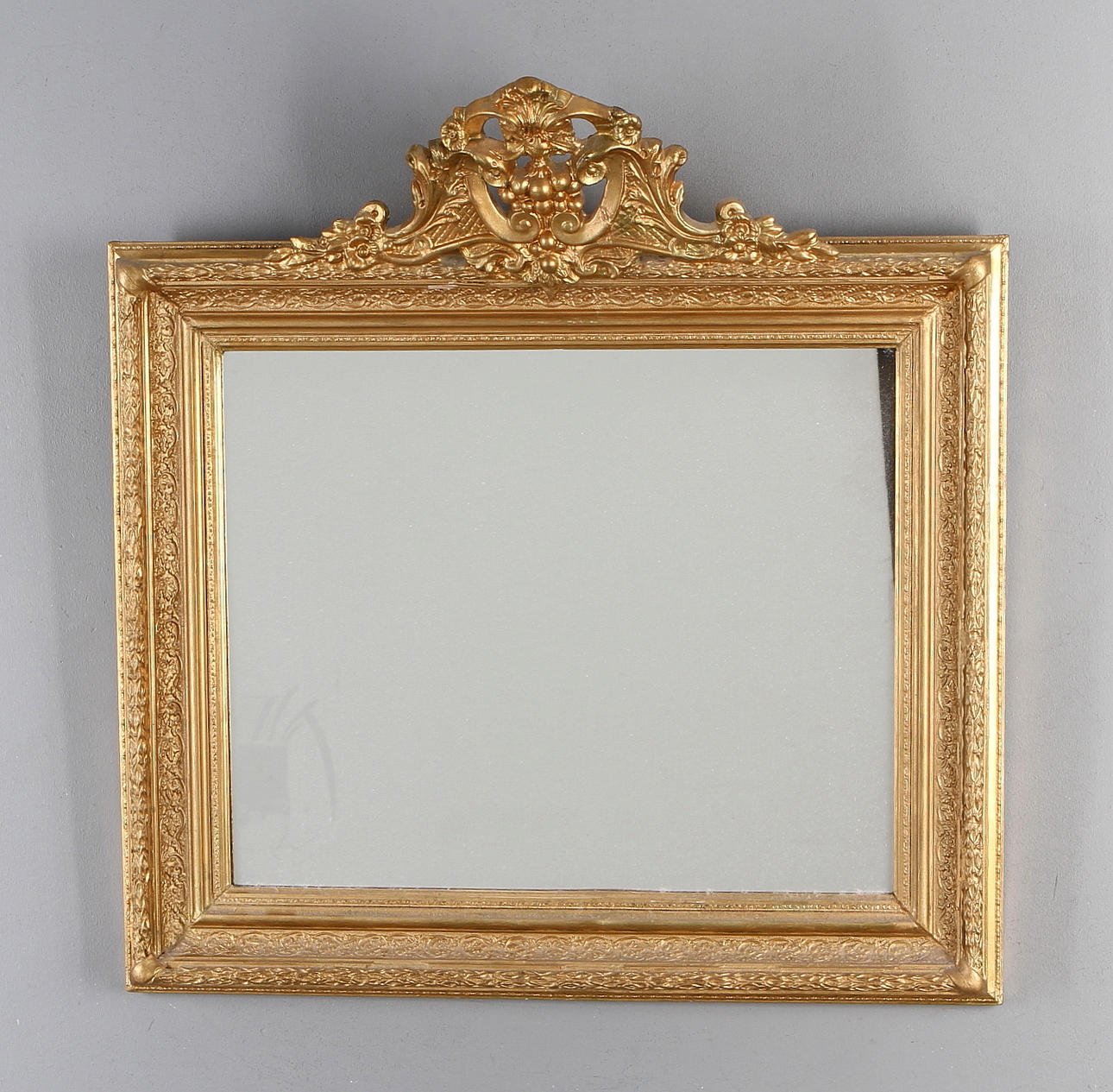 SPEGEL, bronserad, 1800-tal.