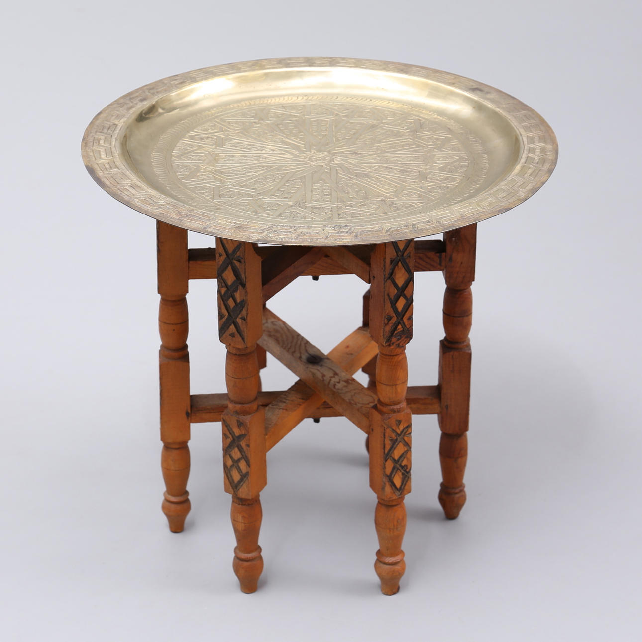 BRICKBORD, trä/mässing, Marocko.