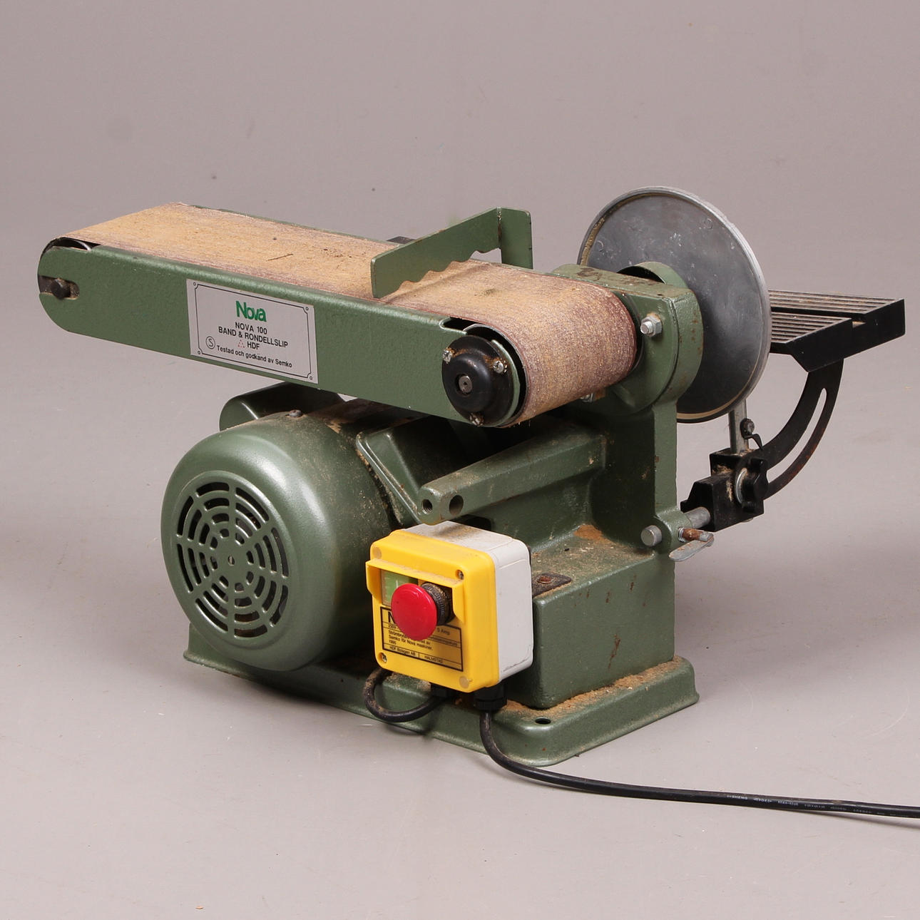 BAND- och rondellslip, Nova 100 Typ 6, 230V, 1990-tal.