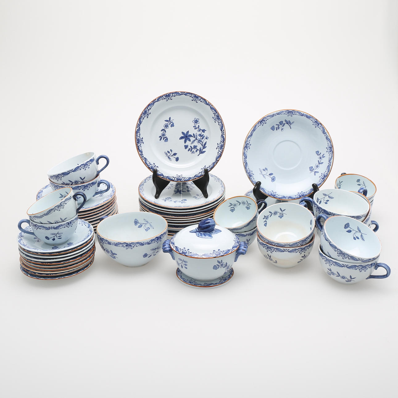 SERVISPORSLIN, 54 delar, "Ostindia" Rörstrand.