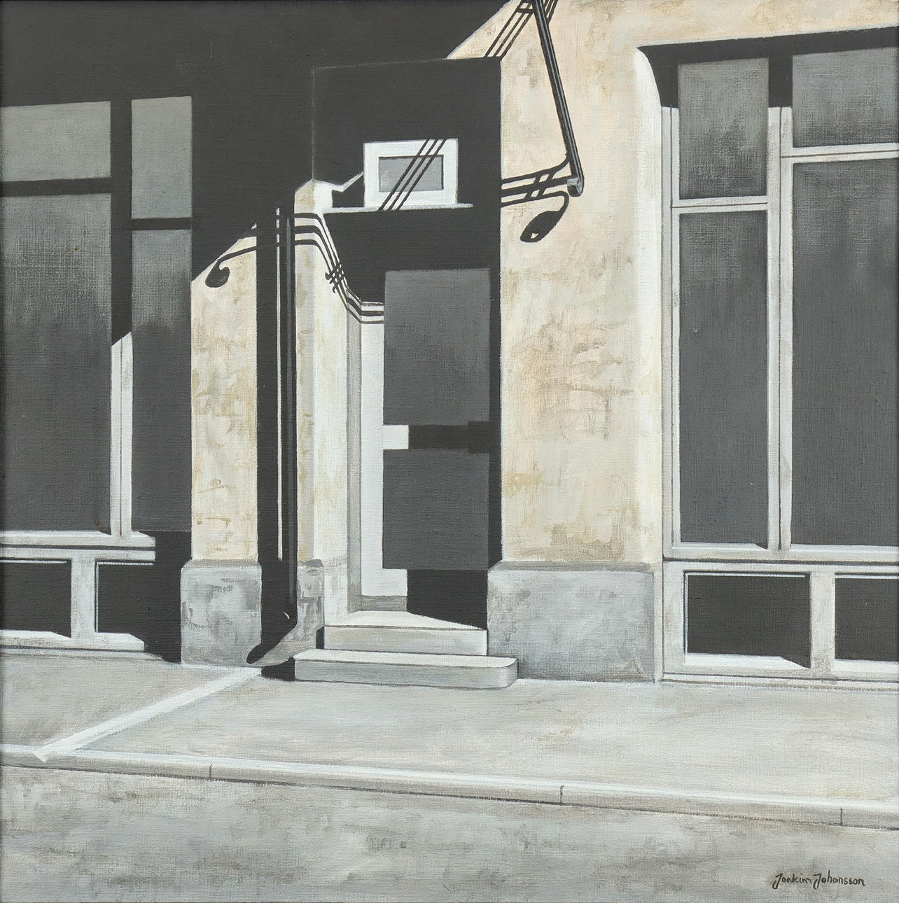 JOAKIM JOHANSSON. Oil on canvas, signed.