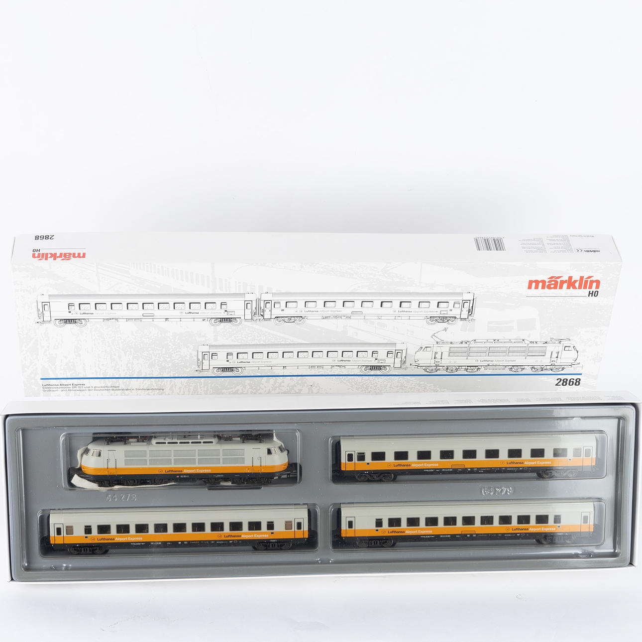 MÄRKLIN 2868 train set Lufthansa DB's electric locomotive BR 103
