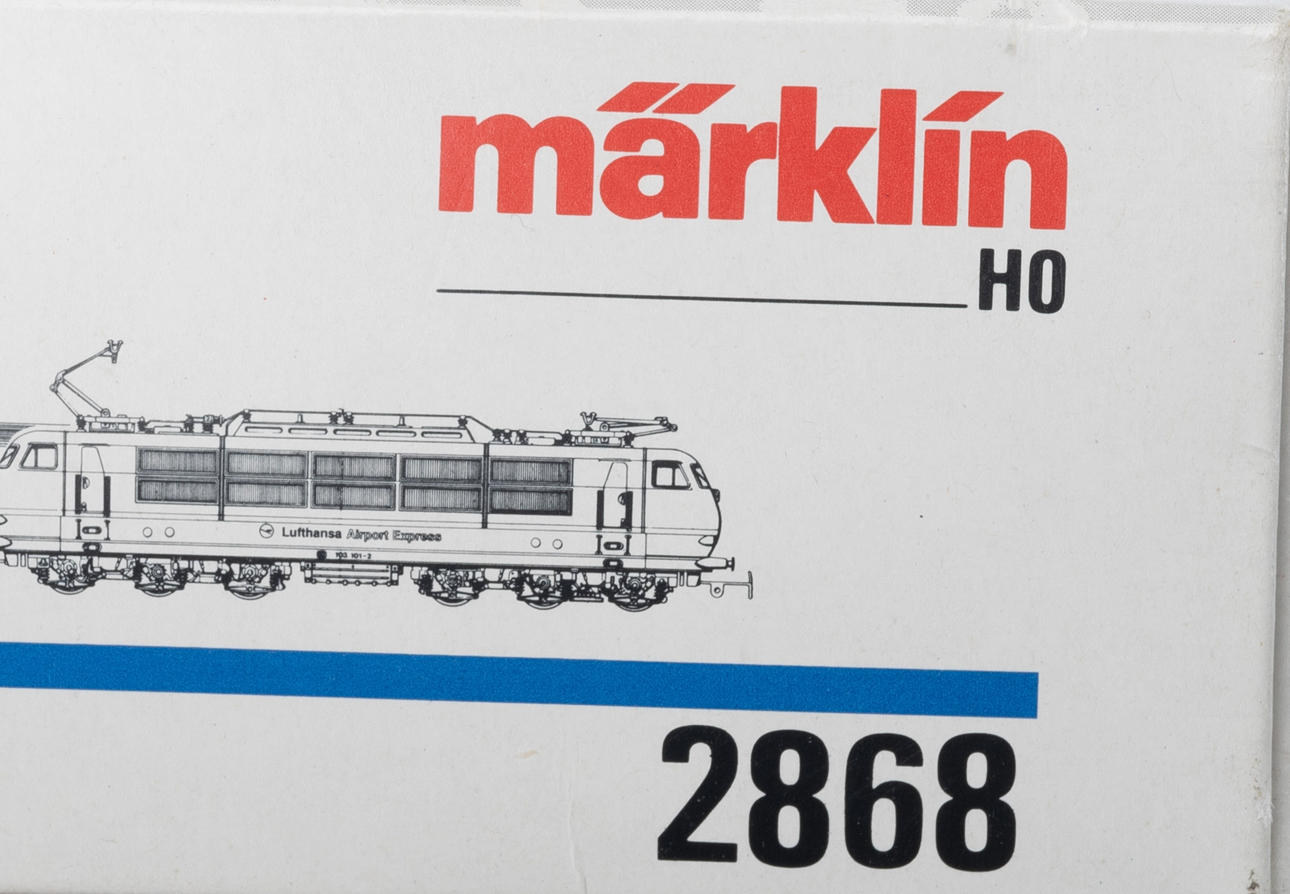 MÄRKLIN 2868 train set Lufthansa DB's electric locomotive BR 103