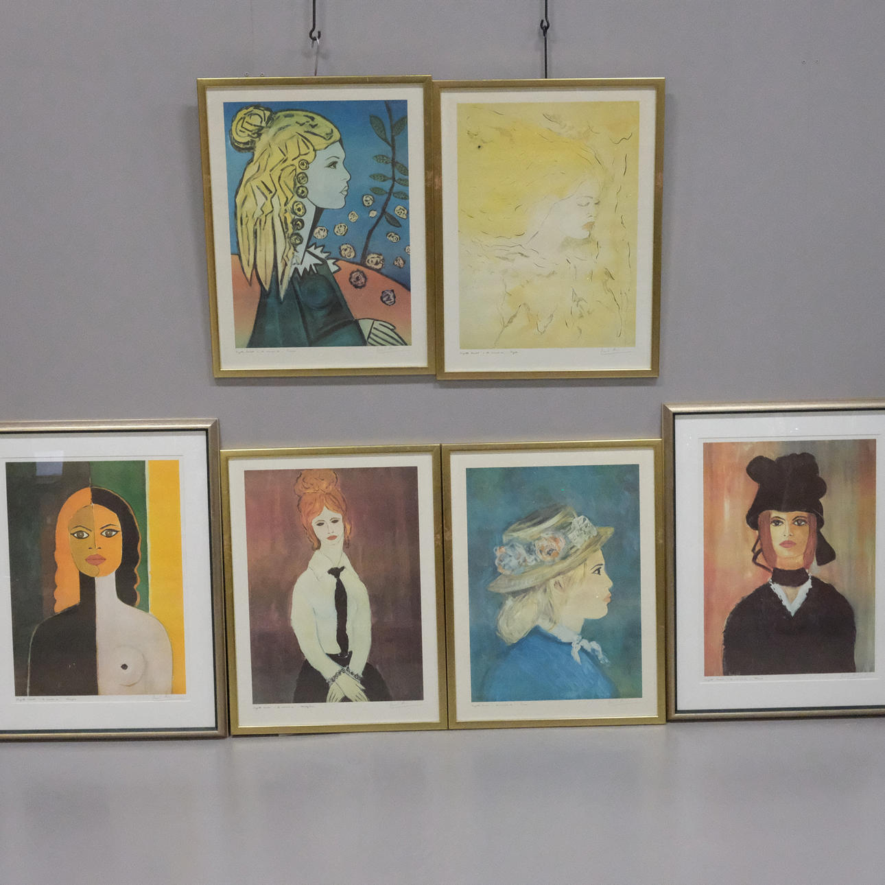 SIX PRINTS, BRIGITTE BARDOT, BY DAVID STEIN.