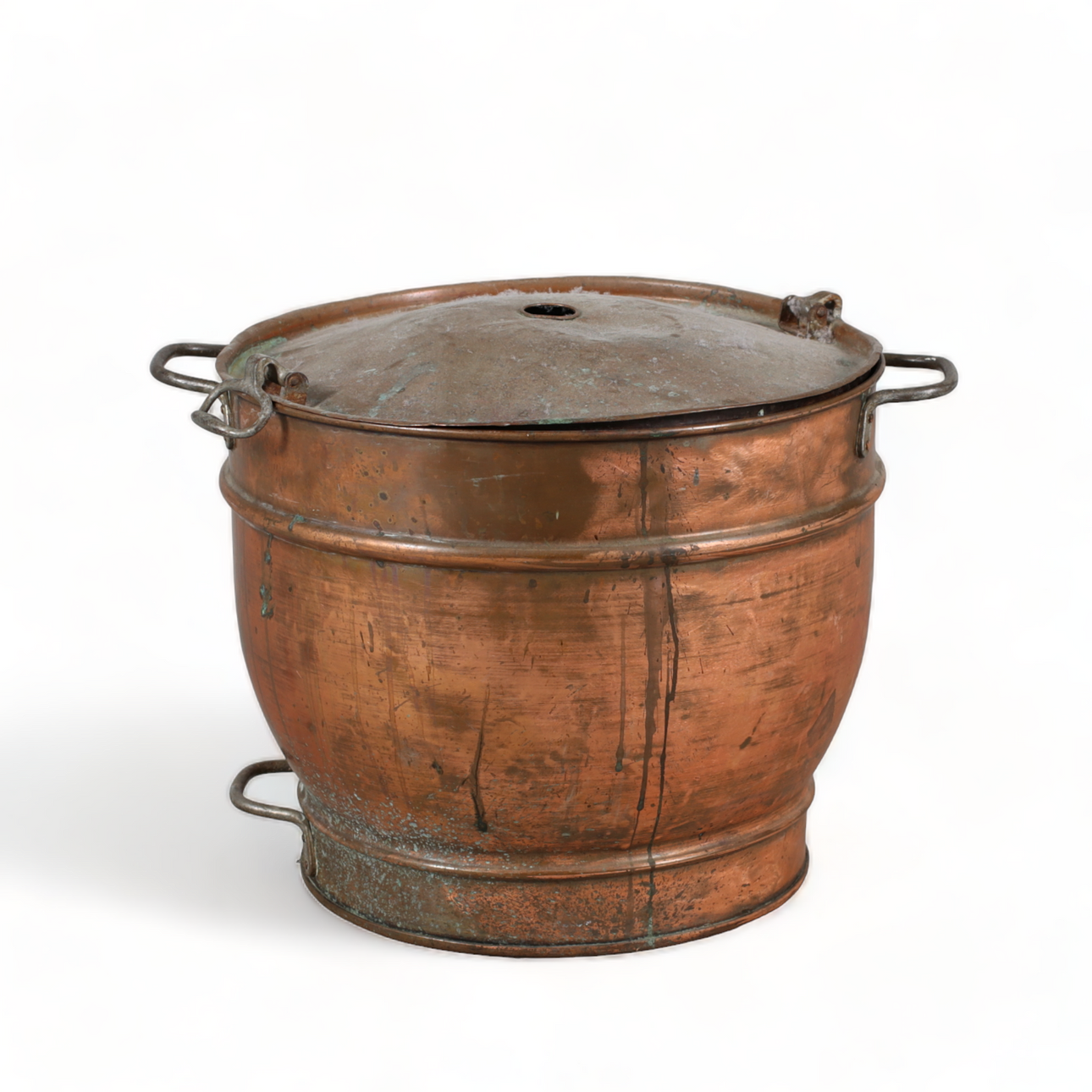 BALJA, med lock, koppar, 18/1900-tal.