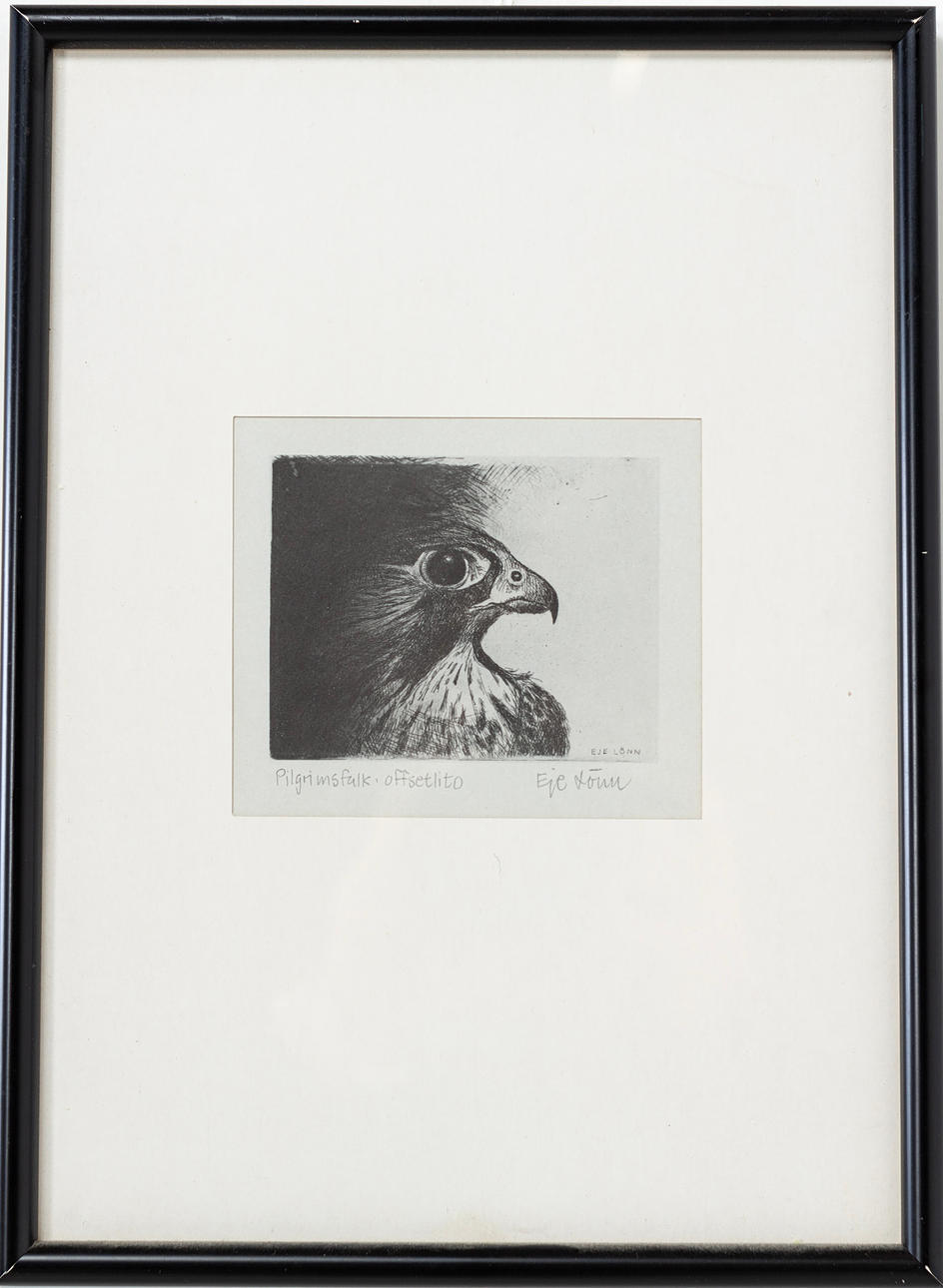 EJE LÖNN, Offsetlito, signerad.